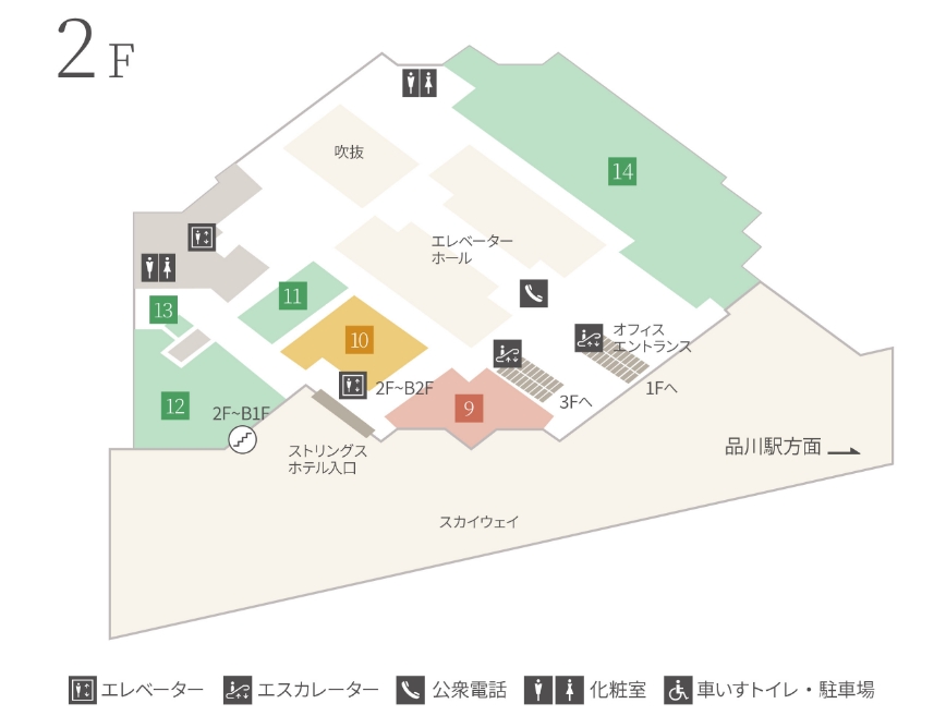 館内マップ　2F