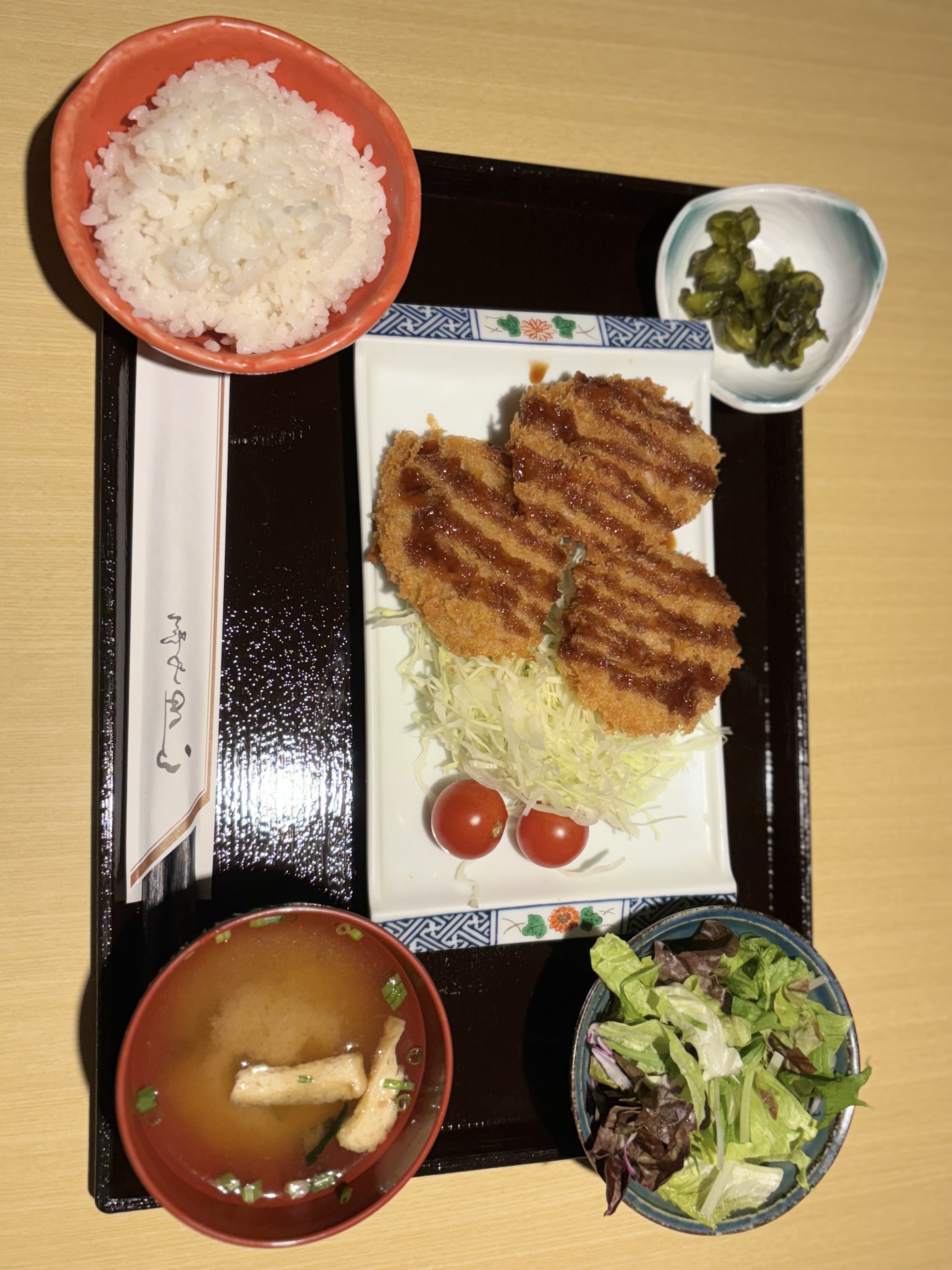 ヒレカツ定食 980円(税込)