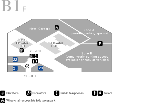 B1F Facilities Map